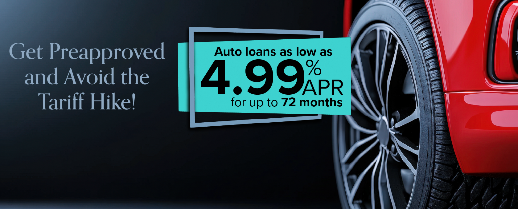 as low as 5.49% auto rate